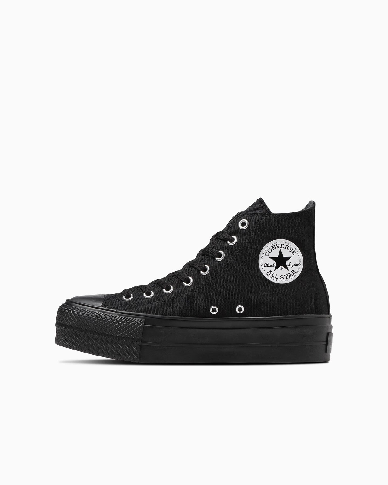 Pre-owned Converse 31311130  All Star R Lifted Hi Black (men's)