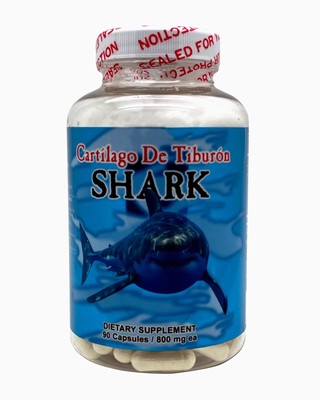 Cartilago De Tiburon Shark  800 mg 90 capsules