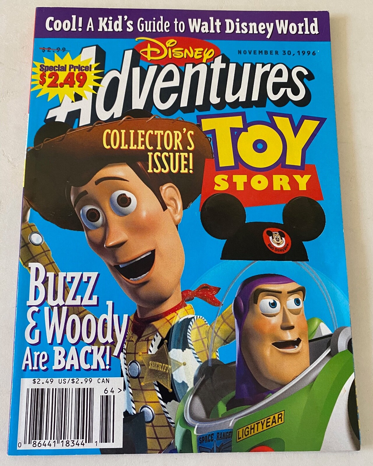 Disney - アナイス Disney Adventures Magazine November 30, 1996 Toy Story Buzz