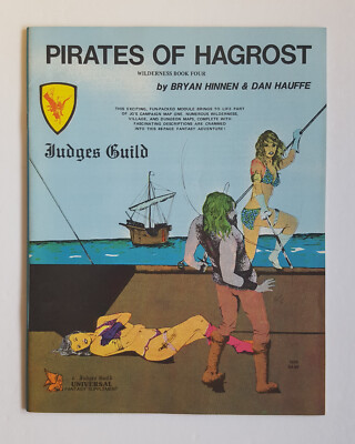 PIRATES OF HAGROST WILDERNESS MODULE DUNGEONS & DRAGONS JUDGES GUILD 1982