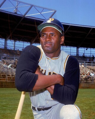8x10 Photo ROBERTO CLEMENTE Pittsburgh Pirates Hall of Fame MVP