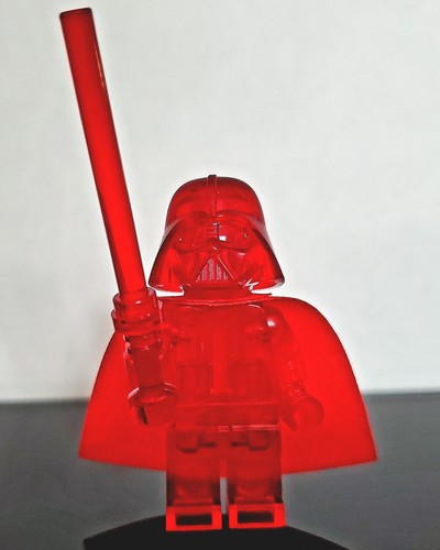 LEGO Star Wars DARTH VADER TRANS RED Minifigure Hilt Saber Prototype ...