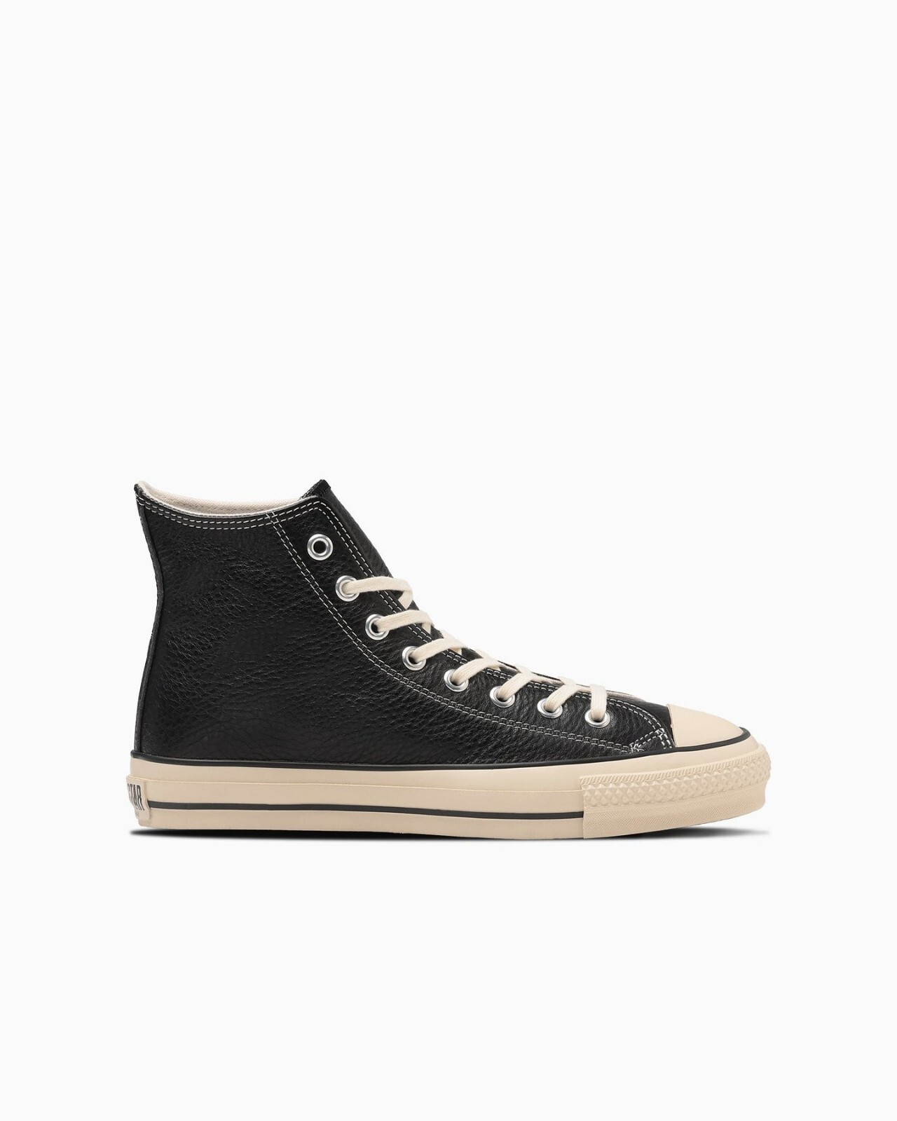 Pre-owned Converse Leather All Star J Hi Black Made In Japan 31312810 Men's Size