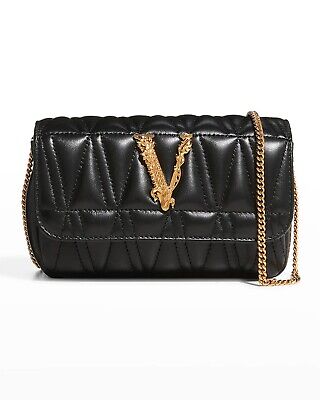 Versace virtus quilted evening bag new arrivals