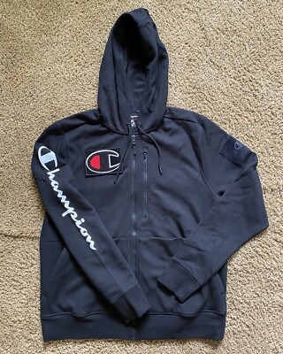 Champion Gamer Front Zip Hoodie Large Ebony eBay