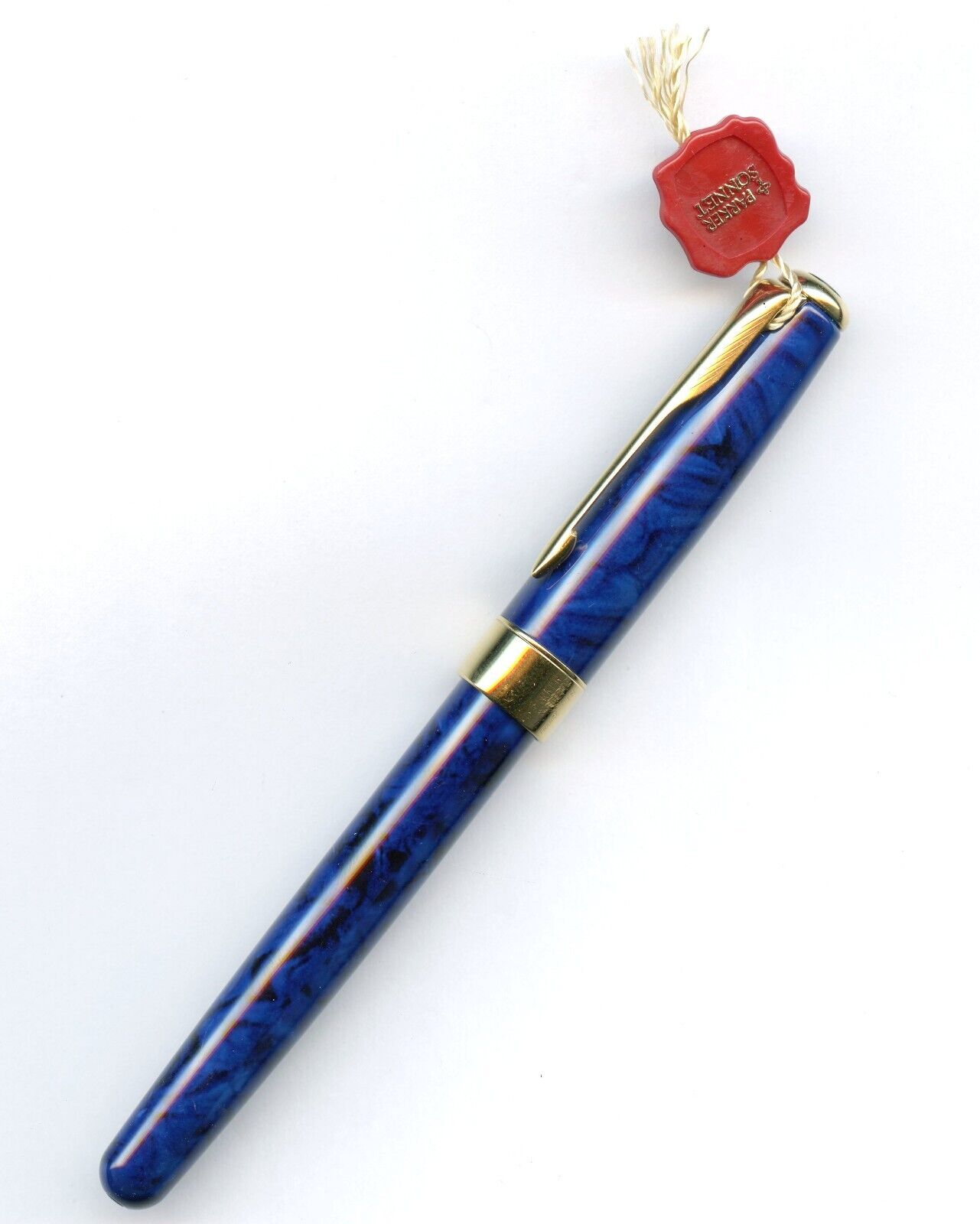 Parker Sonnet Premier Blue Laque Fountain Pen New Old Stock Cap & Barrel Parts Parker Sonnet Premier Blue Laque Fountain Pen New Old Stock Cap & Barrel Parts