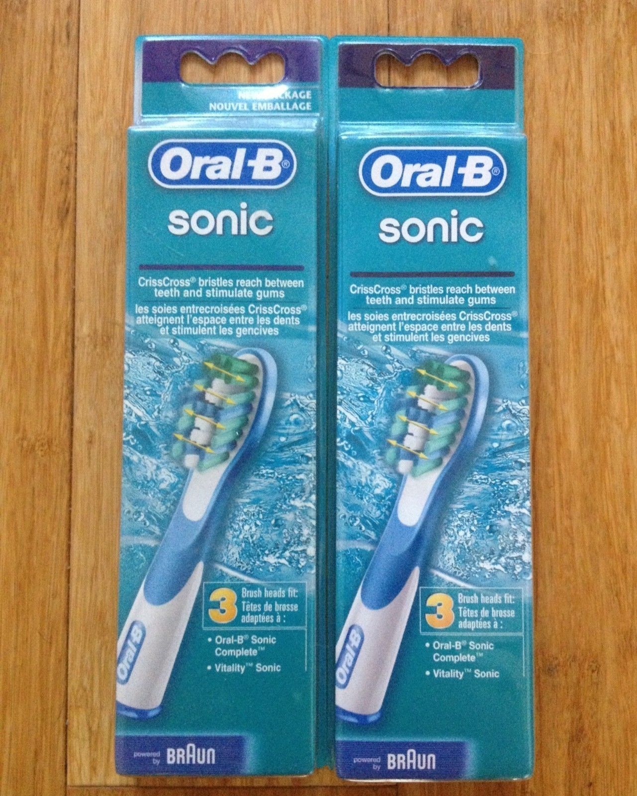 6 ORAL-B Sonic Complete Replacement Toothbrush Brush Heads