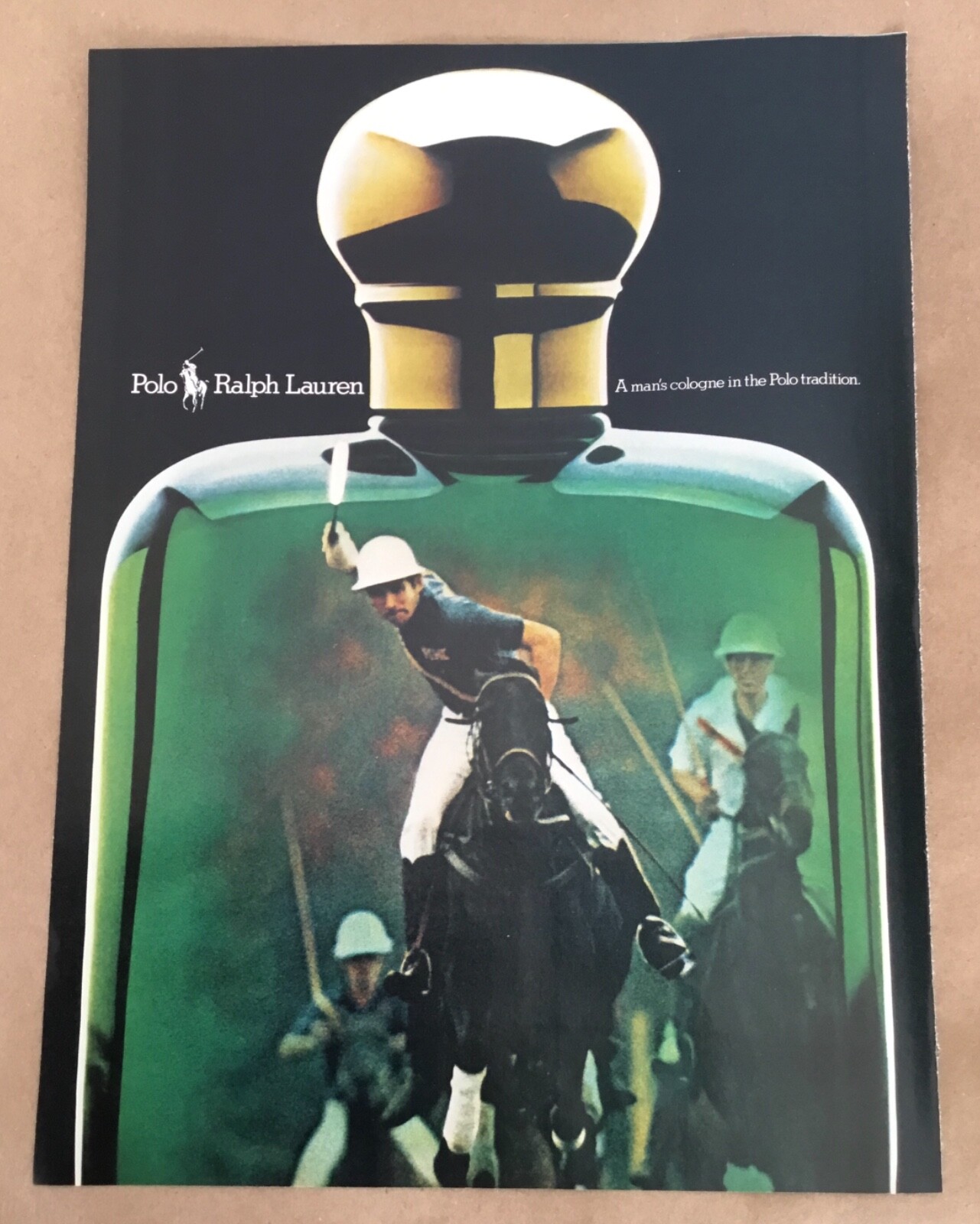 Polo Ralph Lauren print ad 1988 vintage original retro 1980s