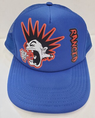 80s 90s Flashbacks Colors Mohawk Red Rancid Trucker Adjustable 