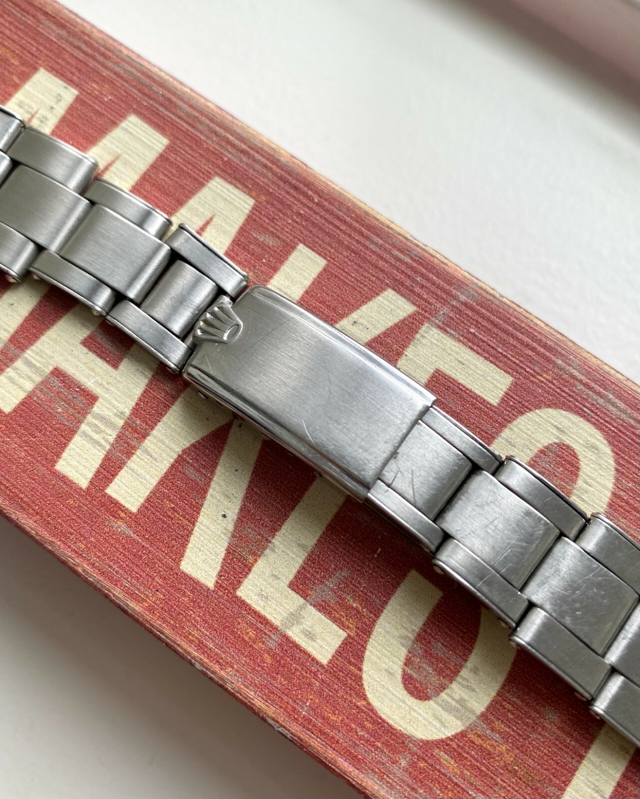 ★⭐︎値下げしました！！⭐︎★ROLEX ステンレススチール リンクブレスレット Vintage Rolex 57 Endlinks 1955 