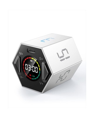 Ticktime Pomodoro Timer, Productivity Timer Cube, Hexagon Magnetic Flip Focus...