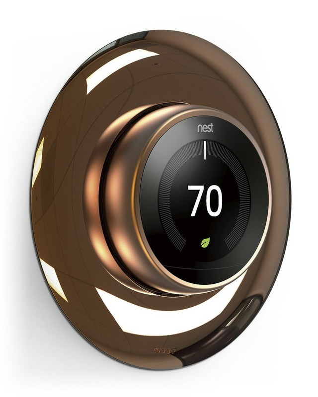 Google Nest Learning thermostat Wall Plate Cover - elago® [Chrome