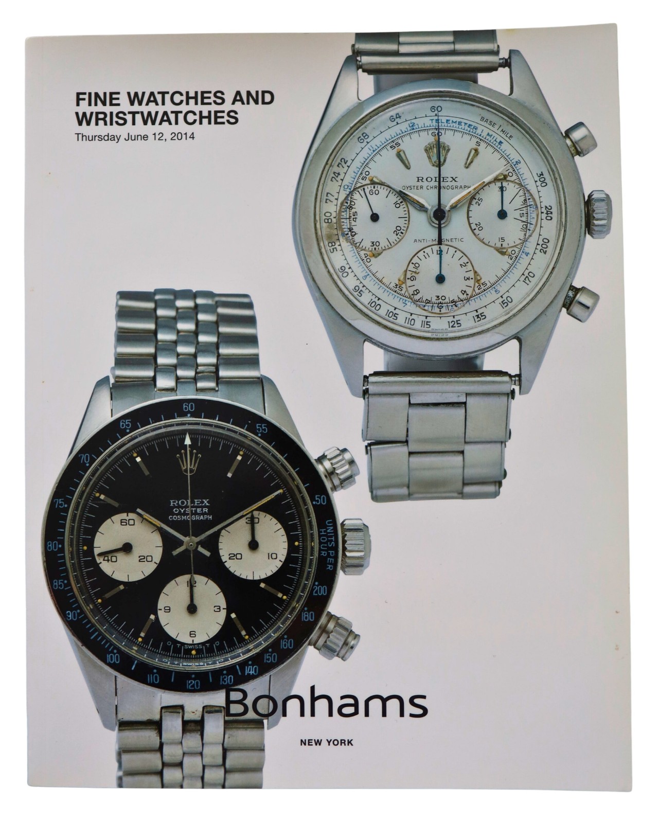 Bonhams Fine Watches & Wristwatches 2014 Auction Catalog
