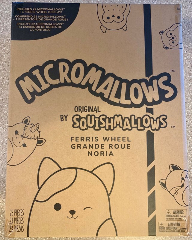 SQUISHMALLOWS Orig. FERRIS WHEEL SET with 22 Micromallows ~ BRAND