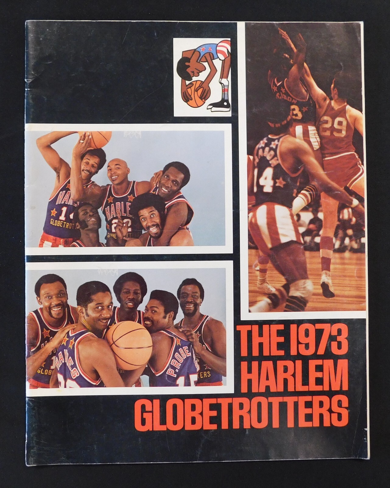 Harlem Globetrotters 1973 Program - Curly Neal, Showboat