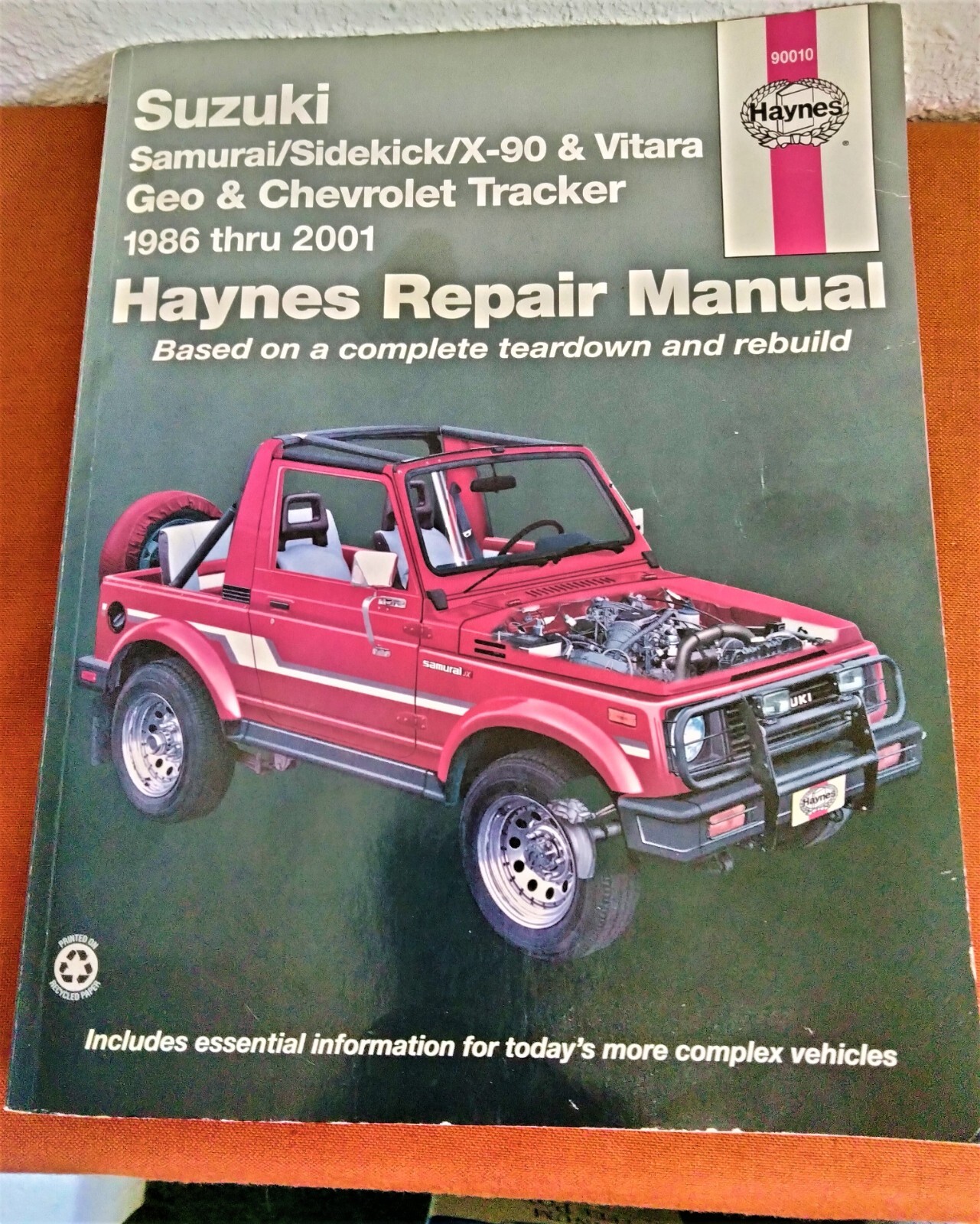 SUZUKI SAMURAI 1986 ー1993 Haynesマニュアル