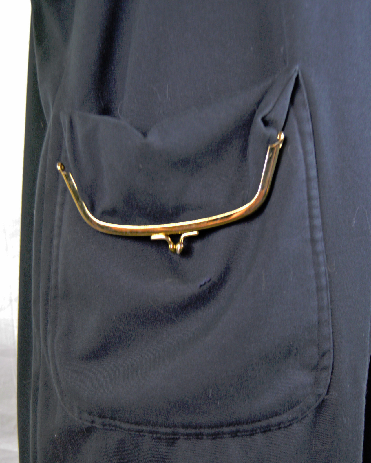 ICONIC Bonnie Cashin Turnlock Kisslock Pocket Trench Raincoat Coat Vintage