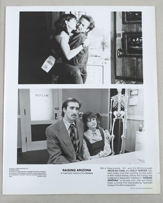 Movie Studio Still Photo Nicolas Cage Holly Hunter in Raising Arizona 1987
