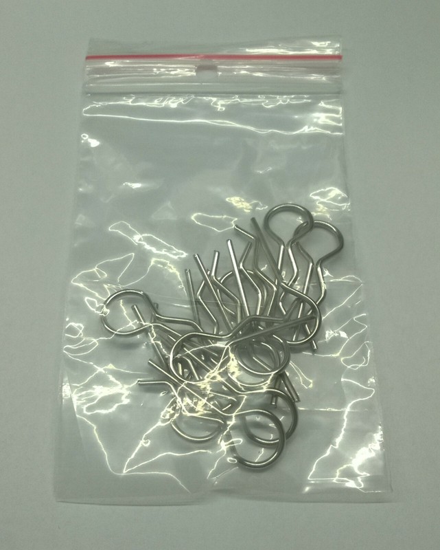 12x Karosserieklammern Karosplinte Karohalter Edelstahl Rc Modellbau 1:6 - 1:10