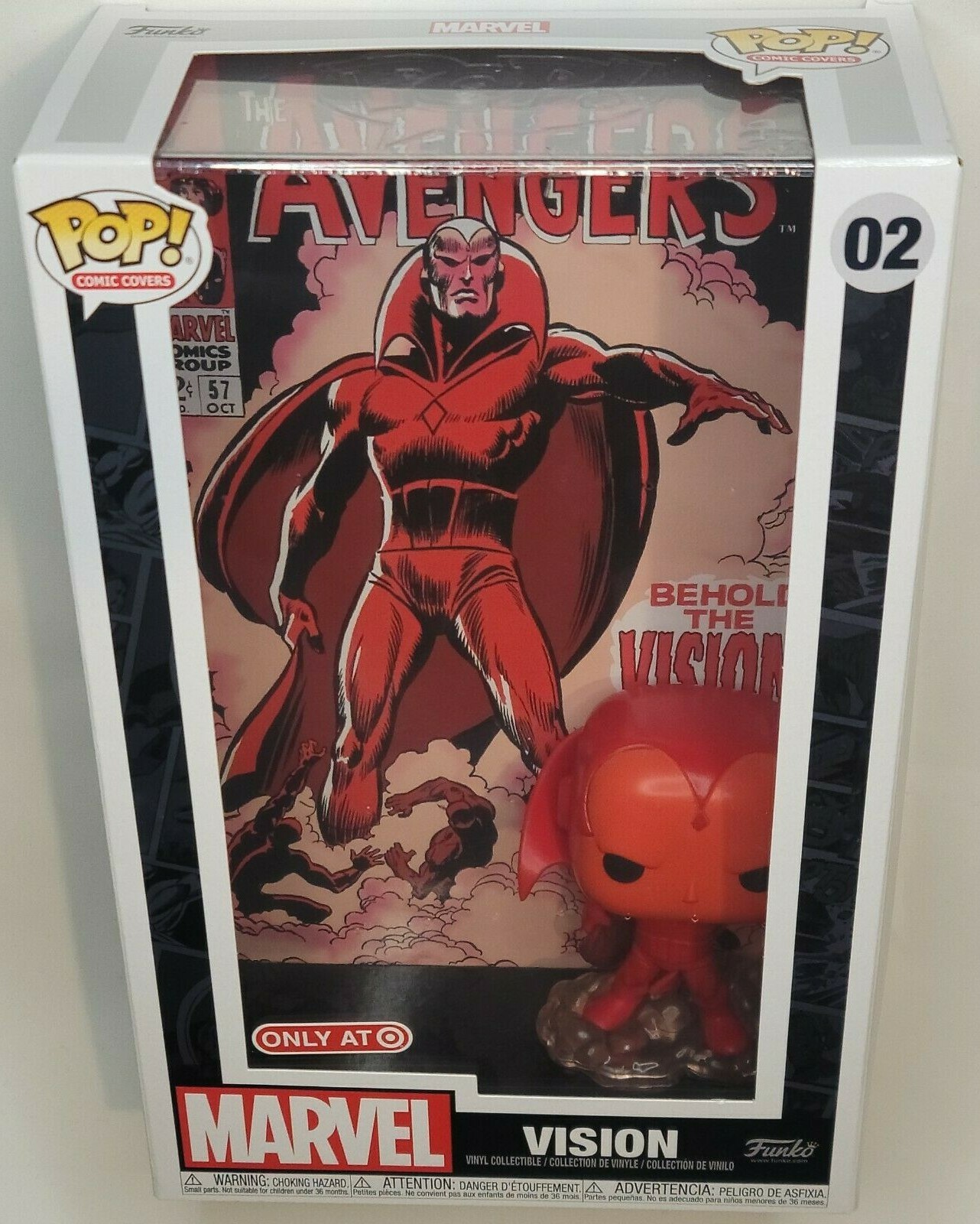 Funko POP! Comic Cover Art: Marvel - Vision #02 Target