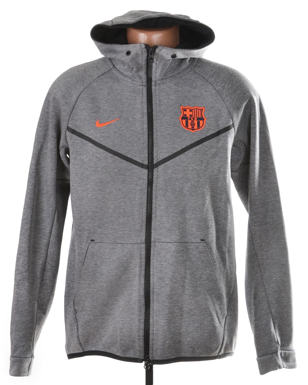 BARCELONA SPAIN 2018/2019 FOOTBALL HOODED JACKET JERSEY NIKE