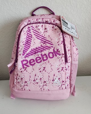 Reebok Backpack Pink Marley 17   With Laptop Pocket Youth Cool NEW