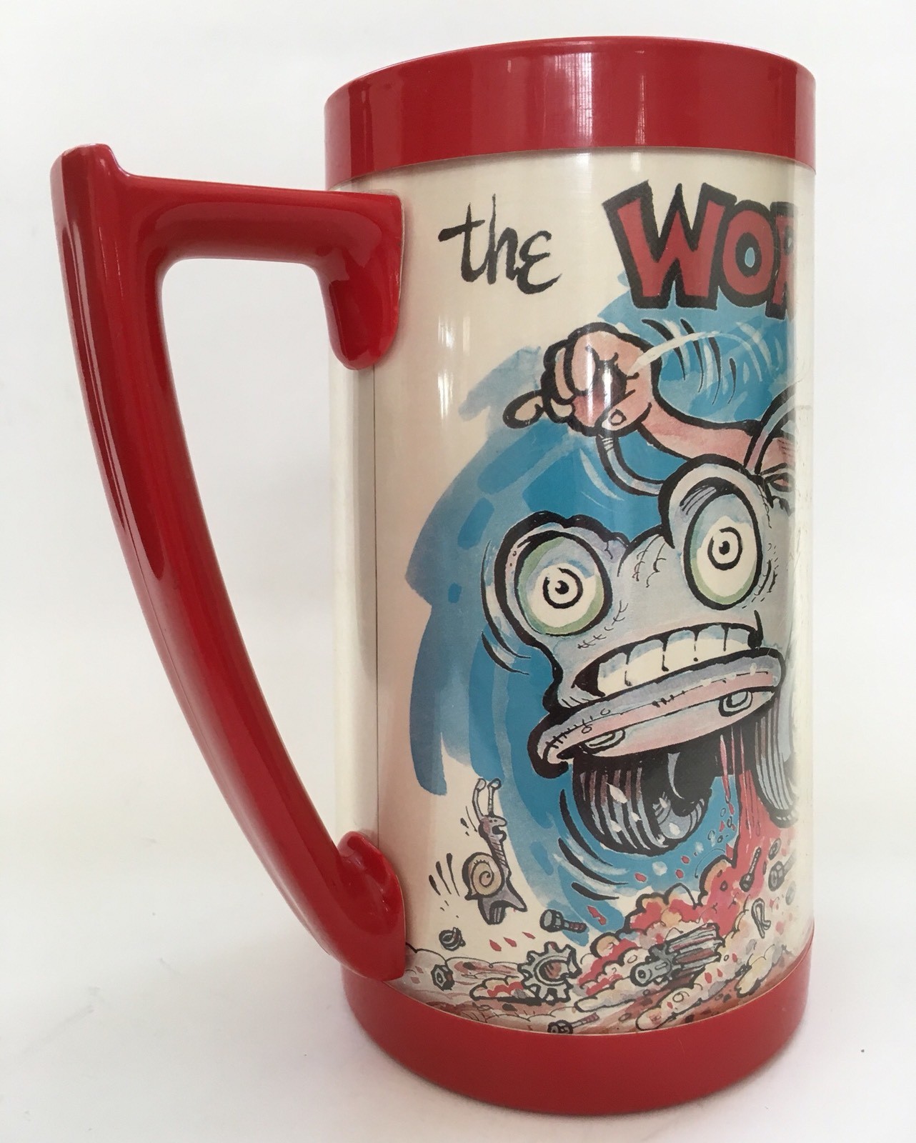 Vtg NHRA Worlds Greatest Speed Shifter Plastic Mug National Hot Rod Assoc Cup