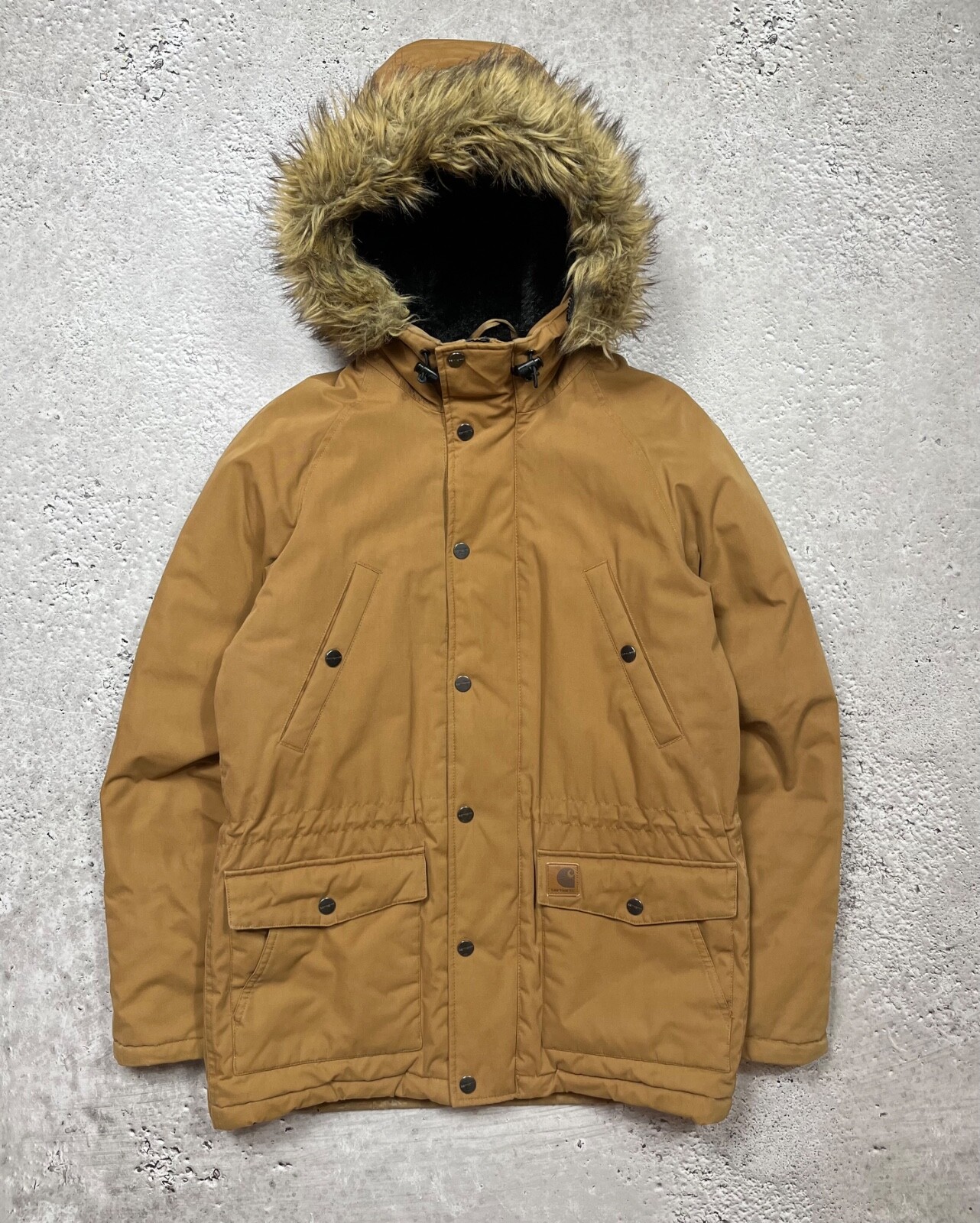 新品 carhartt WIP TRAPPER PARKER L ブラウン カーハート トラッパー