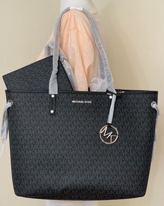 michael kors large drawstring signature tote purse
