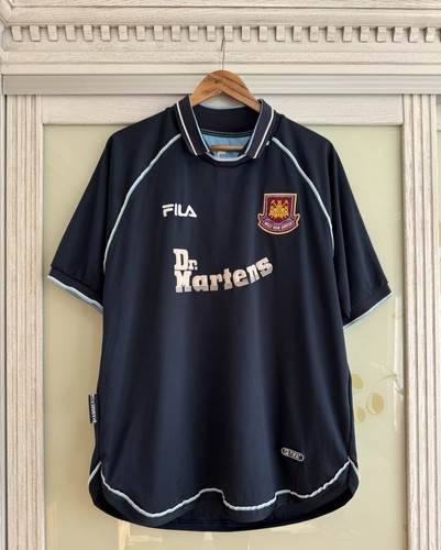 ウェア FILA WestHam Authentic Jersey Dr.Martin West Ham Dr.Martens 3tr T-shirt Away | eBay