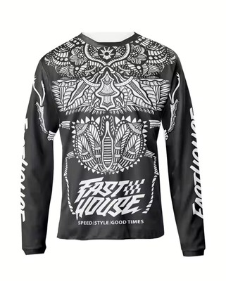Fasthouse Motocross Dirt Bike Bicycling Clothing Shirt Jersey Men s Size Medium