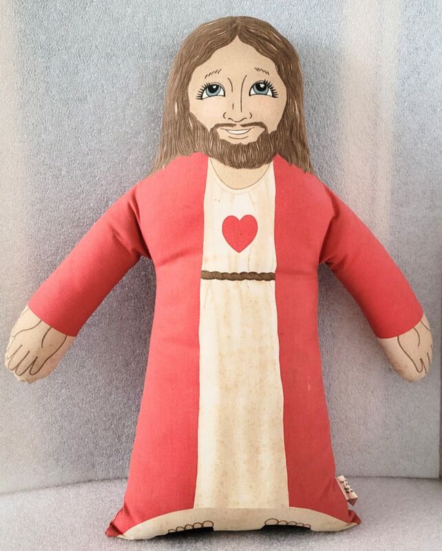 Vintage 1991 First Fruits Biblical Doll Jesus Christ Plush/Cloth Large Doll 24"