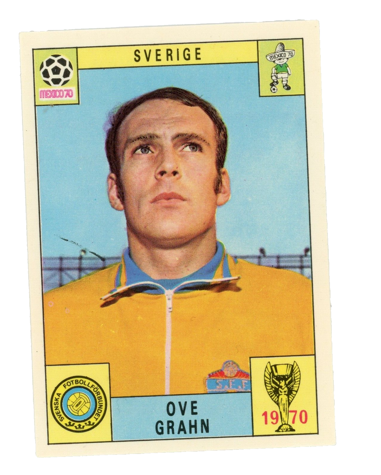 オヴェ・グラーンOve Grahn スウェーデン代表プロサッカー選手　直筆サイン オヴェ・グラーンOve Grahn スウェーデン代表プロサッカー選手直筆サイン