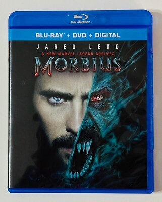 MORBIUS :  A NEW MARVEL LEGEND ARRIVES / ACTION ADVENTURE BLU RAY DVD NO DIGITAL