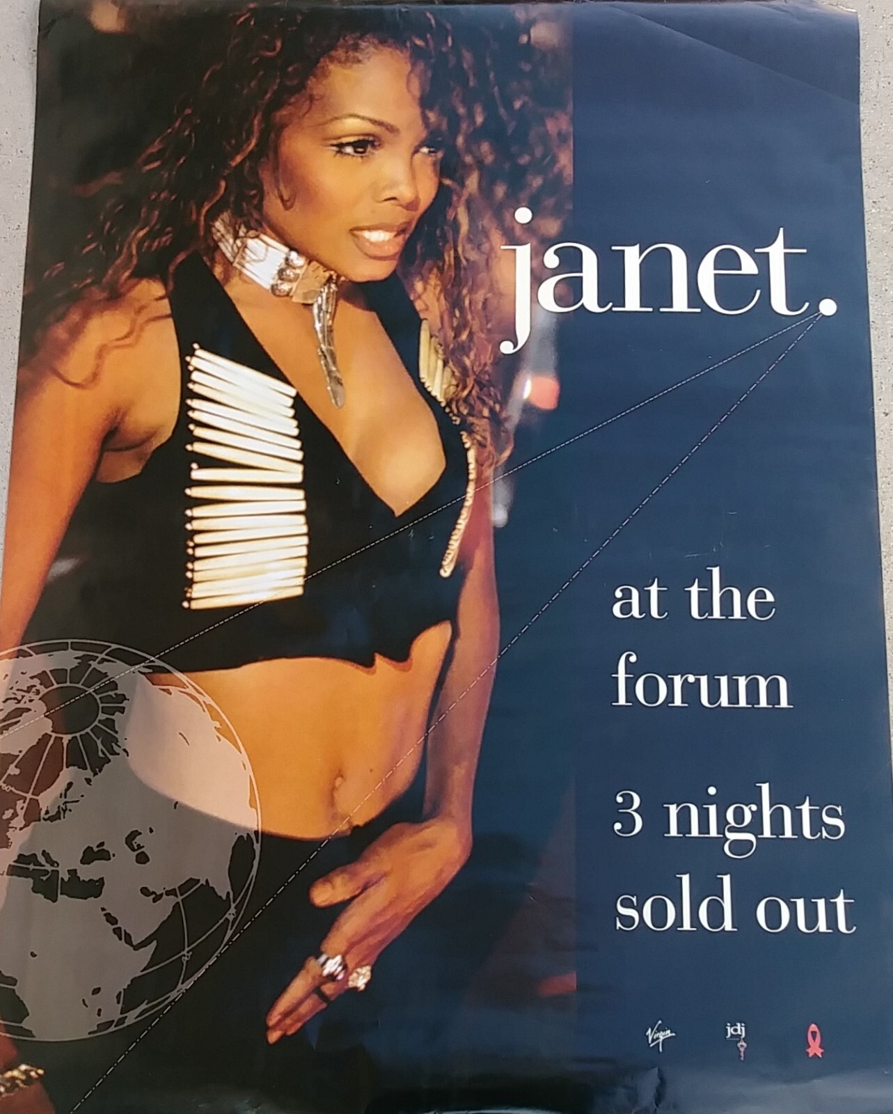 90s vintage poster「Janet Jackson」 $_57.JPG?set_id=880000500F