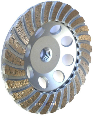4.5'' x26 SEGMENT COARSE#20/25 PRO.DIAMOND CUP WHEEL>Stone/Granite/Concrete**BEST