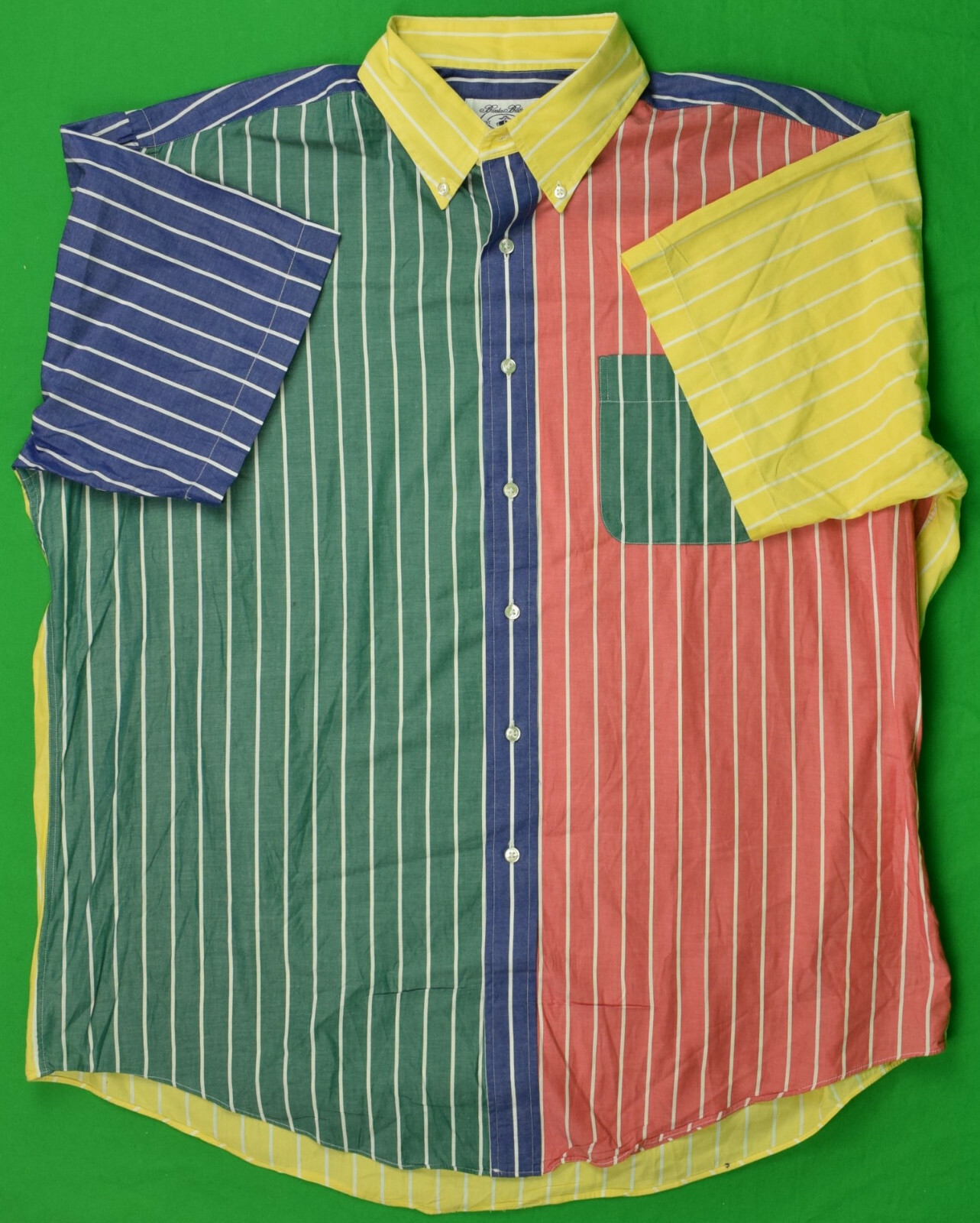 トップス Brooks Blothers fun shirt L Brooks Brothers 346 Multi Stripe Fun Shirt