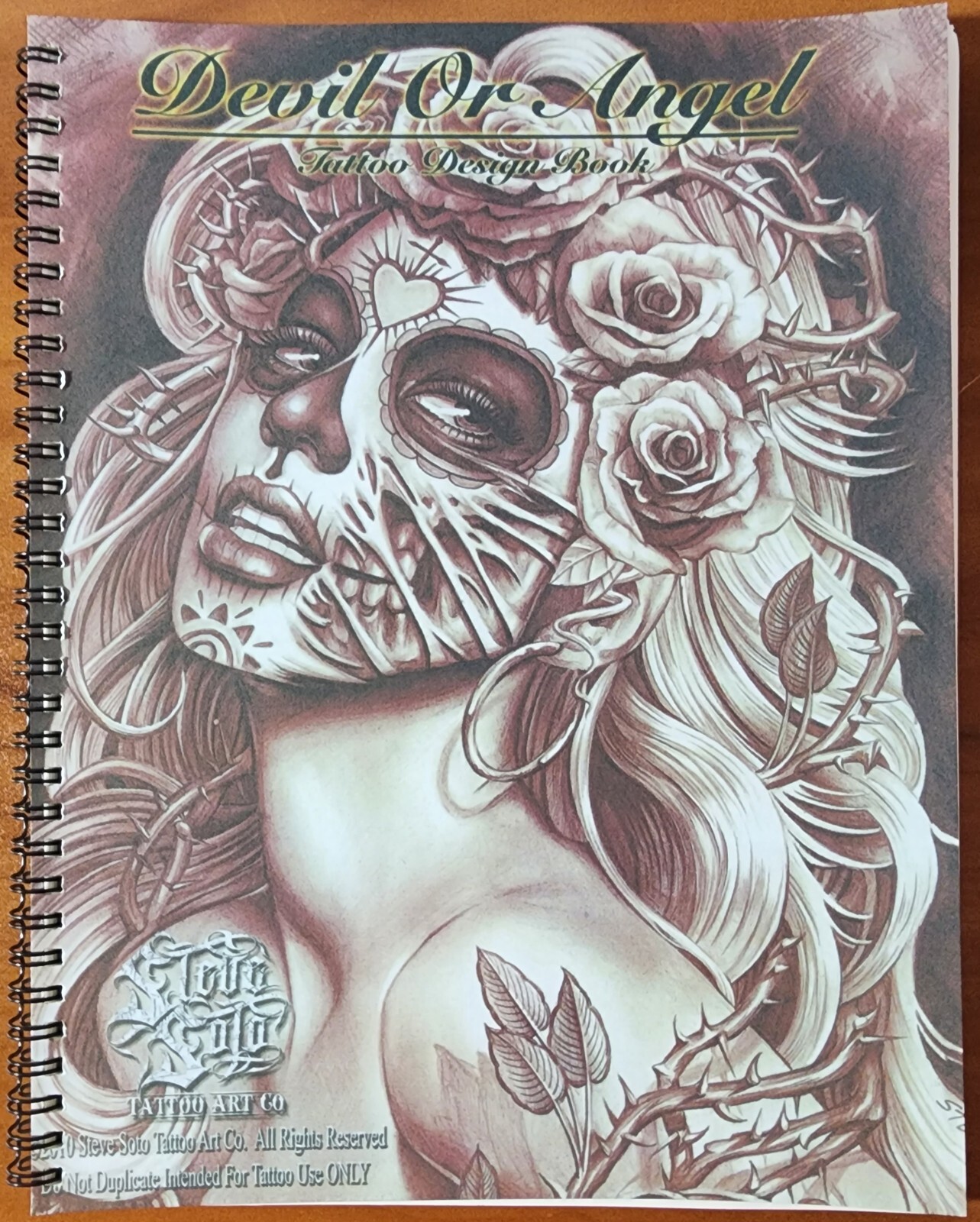 Steve Soto Devil Or Angel Tattoo Flash Design Sketchbook, 30