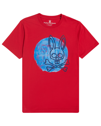 

Psycho Bunny Intense Red Футболка с рисунком Arnell