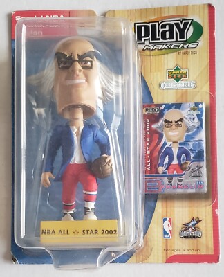 2002 UD UPPER DECK PLAY MAKERS BENJAMIN FRANKLIN NBA ALL-STAR GAME BOBBLEHEAD