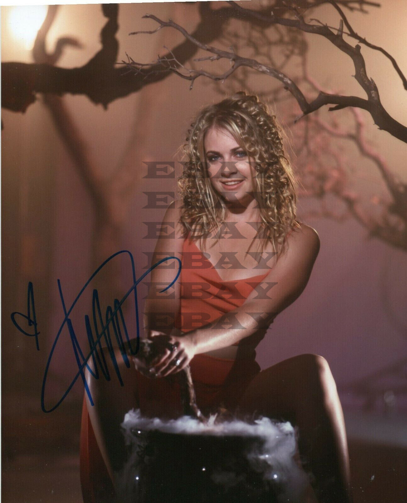 メリッサ・ジョーンハート直筆サイン入り写真…Melissa Joan Hart Super RARE Melissa Joan Hart Signed Autographed 4x6 Photo