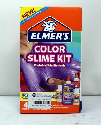 Elmers Glitter Slime Kit 2 Piece Kit (Colored Glue Only)