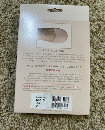 Bloch Pointe Cushion Size Medium A901M 