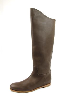 Pre-owned Bottega Veneta $1280 Authentic  Leather Tall Boots, Brown, 297865 2515