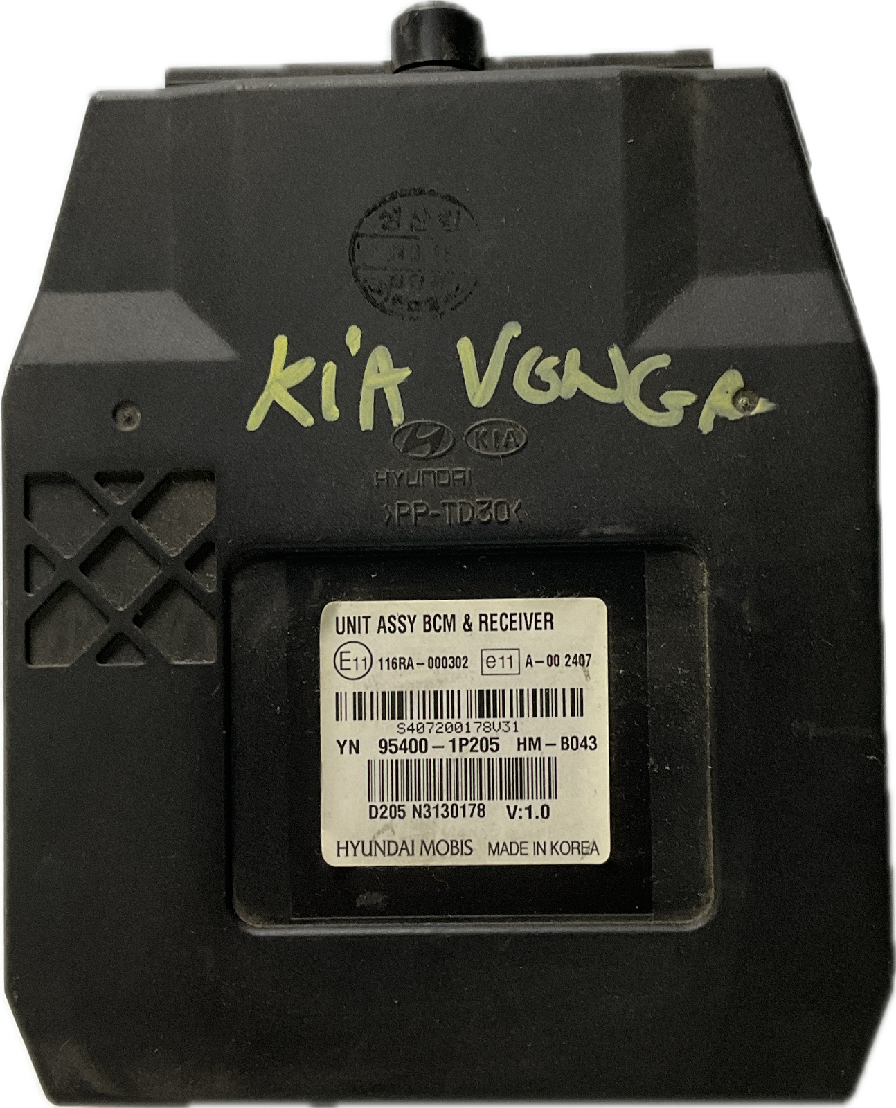 Centralina body computer per modello KIA VENGA 2014 codice ricambio 95400-1P205