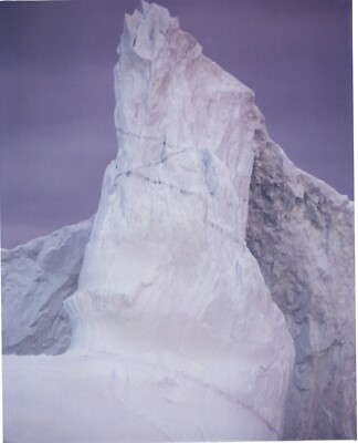 T23-80030 Original Photo Thule Air Base Greenland  ca 1965 satin 8x10 iceberg