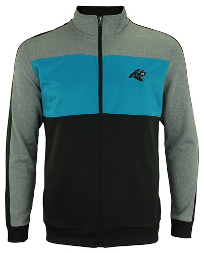 Молодежная куртка OuterStuff НФЛ для мальчиков с полной молнией в полоску, Каролина Пантерс