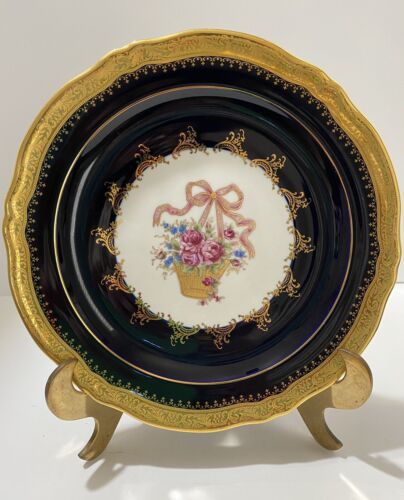 Amazon.co.jp: LIMOGES CASTEL フランス製 瑠璃色に22K GOLDの
