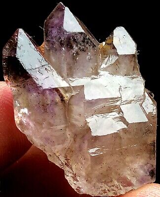 12g 1PC AAA+ Diamond Grade!Super Seven Skeletal Amethyst Quartz Crystal  g417