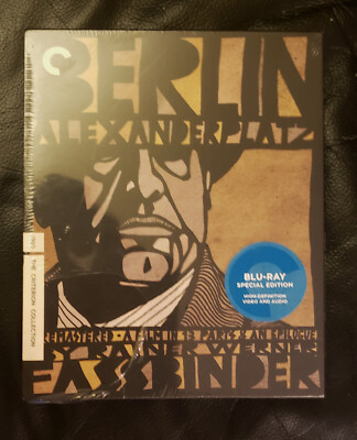 New & Sealed Criterion Collection BERLIN ALEXANDERPLATZ 4-Disc Box Set Blu-Ray